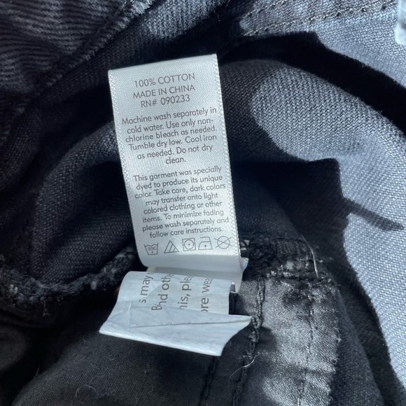 PacSun | Charcoal cuffed denim mom short high rise jean size 24 - Picture 6 of 8